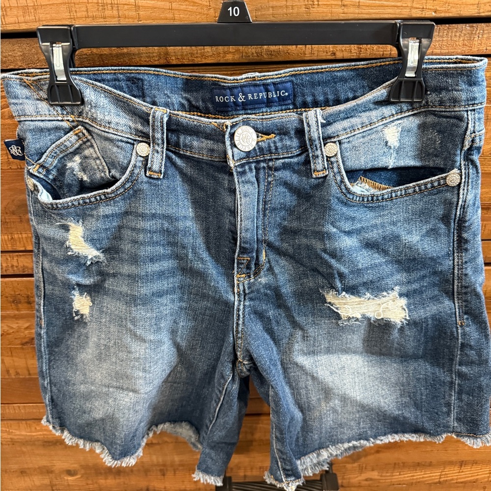 Rock & Republic Jean shorts size 10